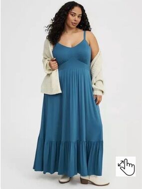 NWT Torrid Tiered Maxi Dress